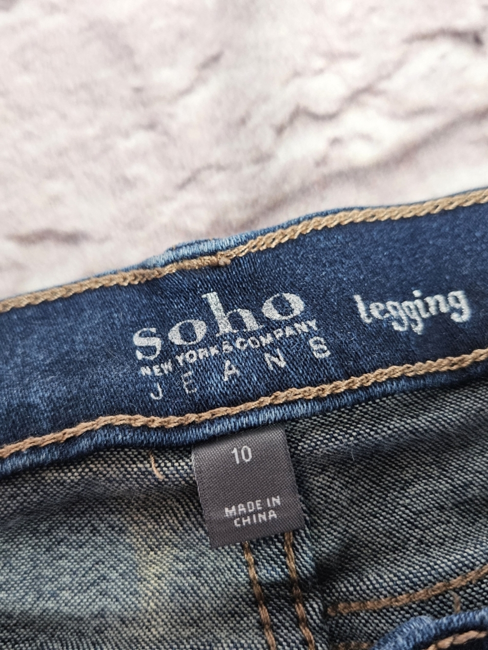 New York & Company Soho Legging Jeans Size 10 Blue Womens - Picture 2 of 9